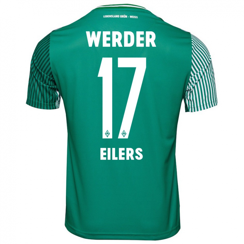 Herren Jonas Eilers #17 Grün Heimtrikot Trikot 2023/24 T-Shirt Österreich