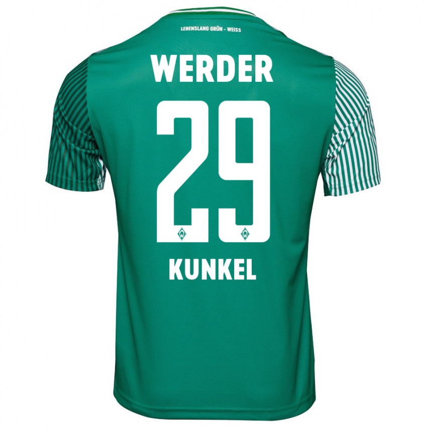 Herren Melina Kunkel #29 Grün Heimtrikot Trikot 2023/24 T-Shirt Österreich