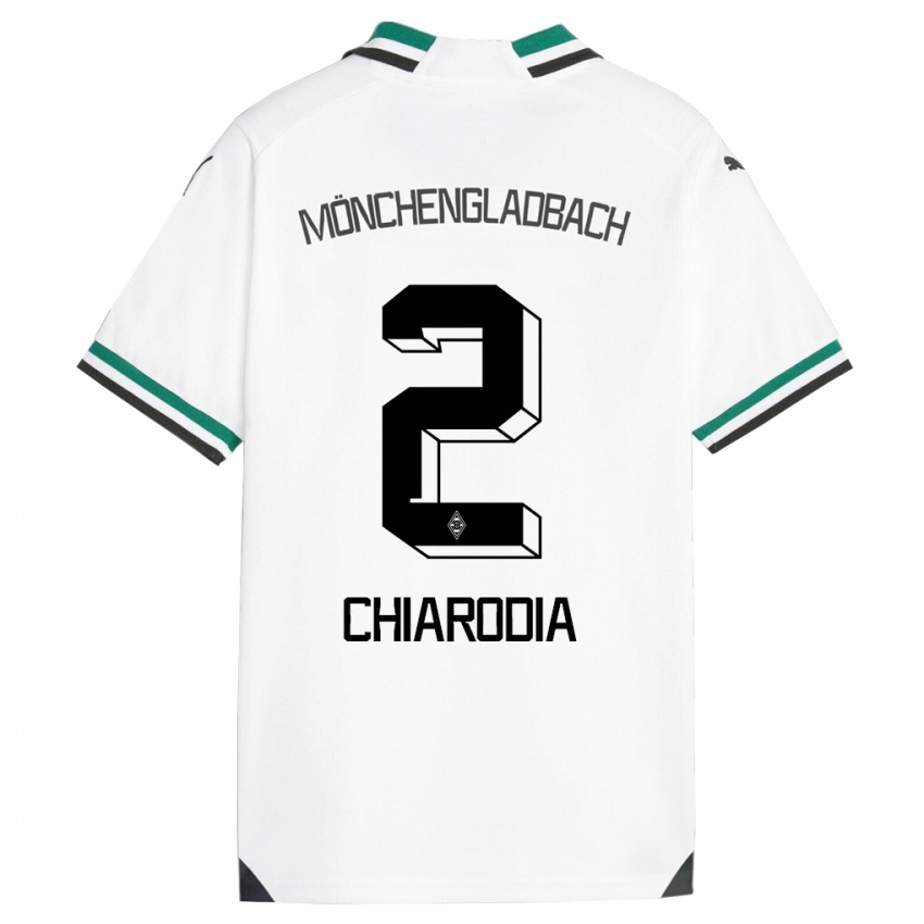 Herren Fabio Chiarodia #2 Weiß Grün Heimtrikot Trikot 2023/24 T-Shirt Österreich