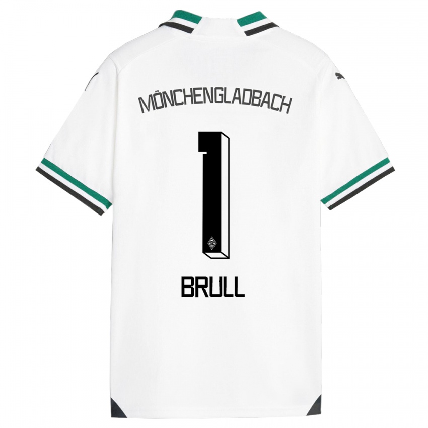 Herren Maximilian Brüll #1 Weiß Grün Heimtrikot Trikot 2023/24 T-Shirt Österreich