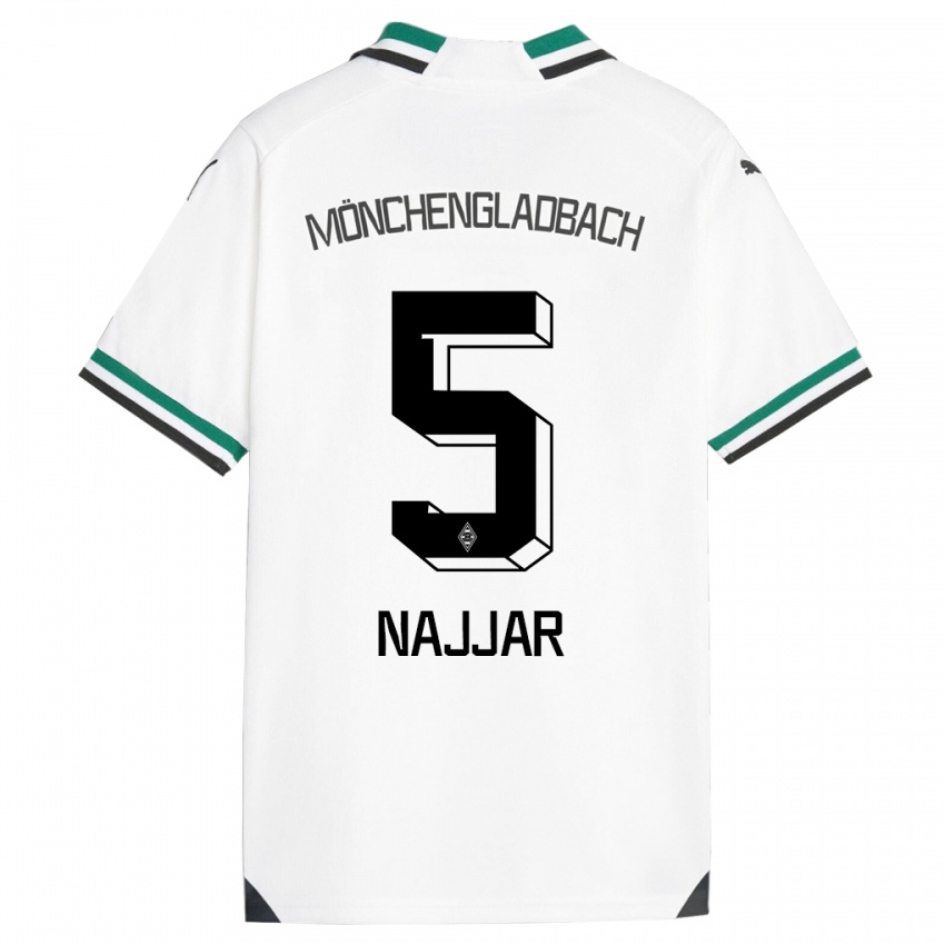 Herren Jamil Najjar #5 Weiß Grün Heimtrikot Trikot 2023/24 T-Shirt Österreich