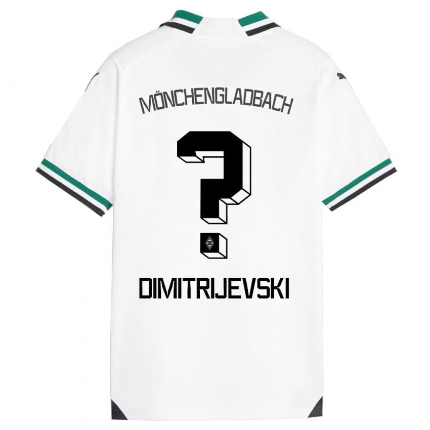 Herren Maximilian Dimitrijevski #0 Weiß Grün Heimtrikot Trikot 2023/24 T-Shirt Österreich