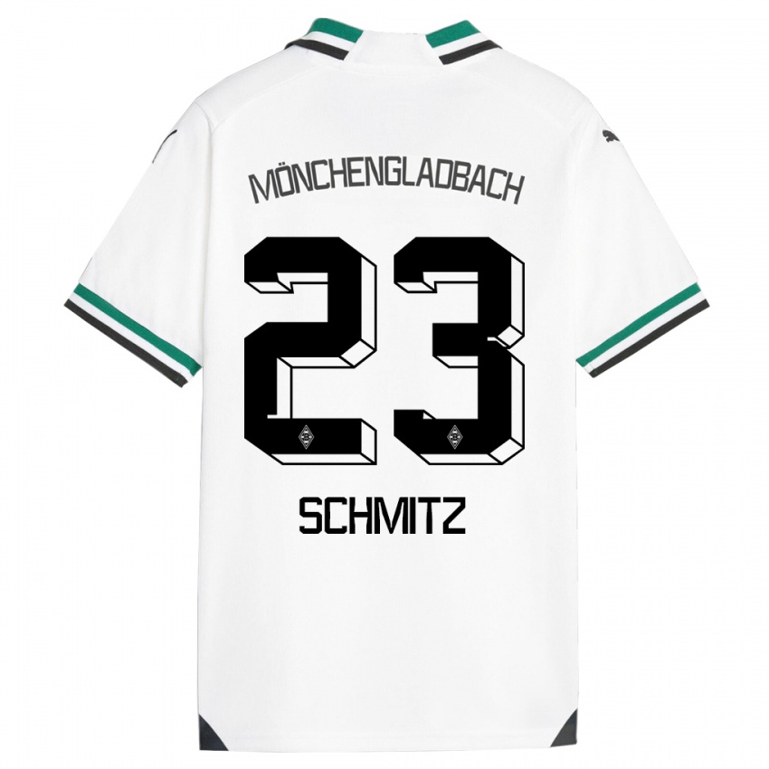 Herren Sarah Schmitz #23 Weiß Grün Heimtrikot Trikot 2023/24 T-Shirt Österreich