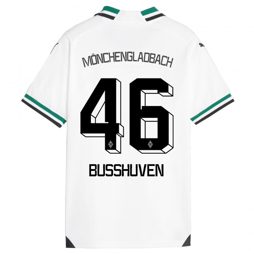 Herren Alina Busshuven #46 Weiß Grün Heimtrikot Trikot 2023/24 T-Shirt Österreich