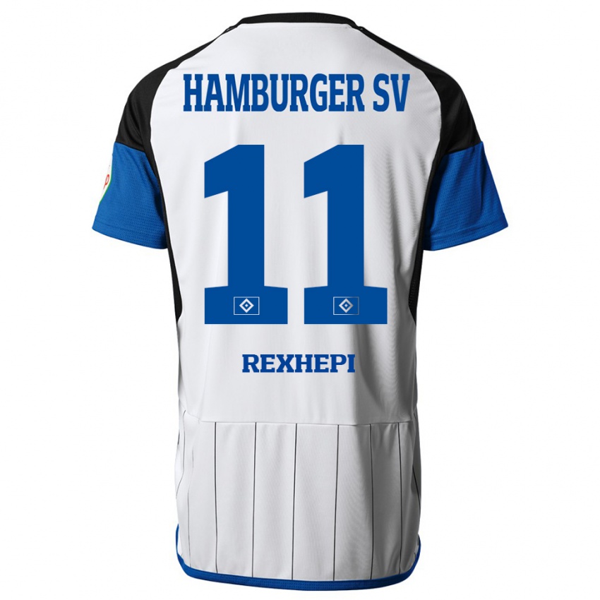 Herren Arlind Rexhepi #11 Weiß Heimtrikot Trikot 2023/24 T-Shirt Österreich