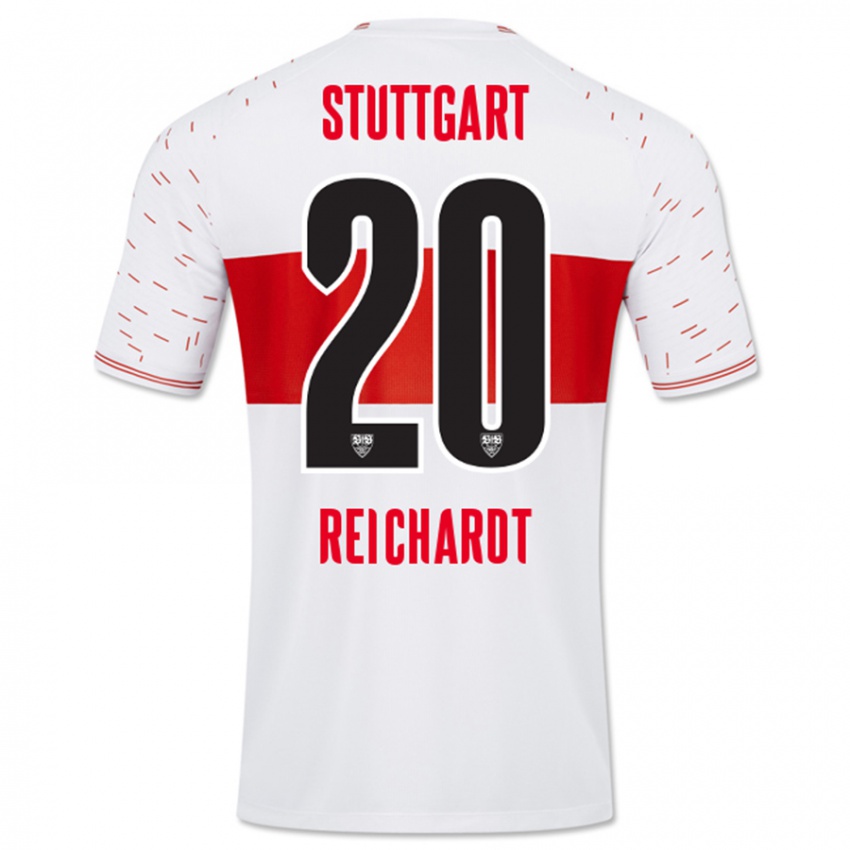 Herren Leon Reichardt #20 Weiß Heimtrikot Trikot 2023/24 T-Shirt Österreich