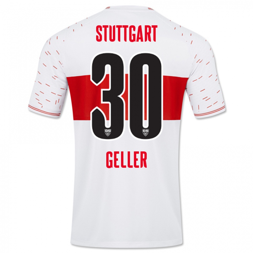 Herren Robert Geller #30 Weiß Heimtrikot Trikot 2023/24 T-Shirt Österreich