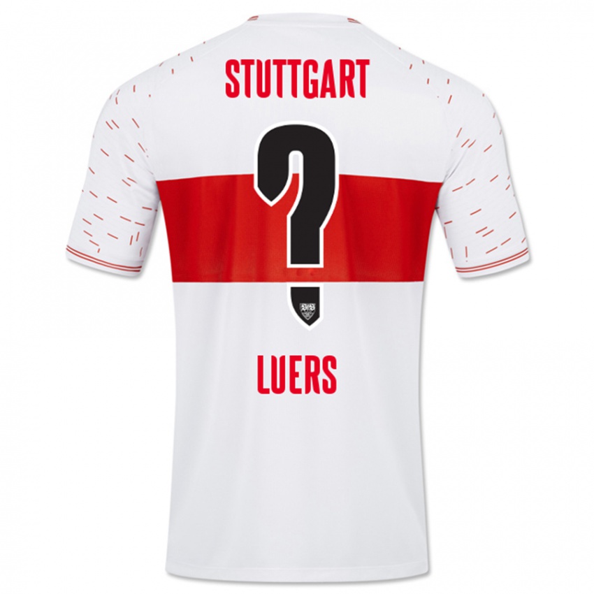 Herren Julian Lüers #0 Weiß Heimtrikot Trikot 2023/24 T-Shirt Österreich