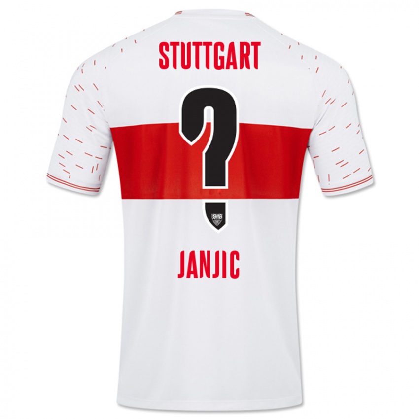 Herren Antonijo Janjic #0 Weiß Heimtrikot Trikot 2023/24 T-Shirt Österreich