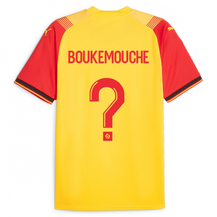 Herren Amine Boukemouche #0 Gelb Heimtrikot Trikot 2023/24 T-Shirt Österreich