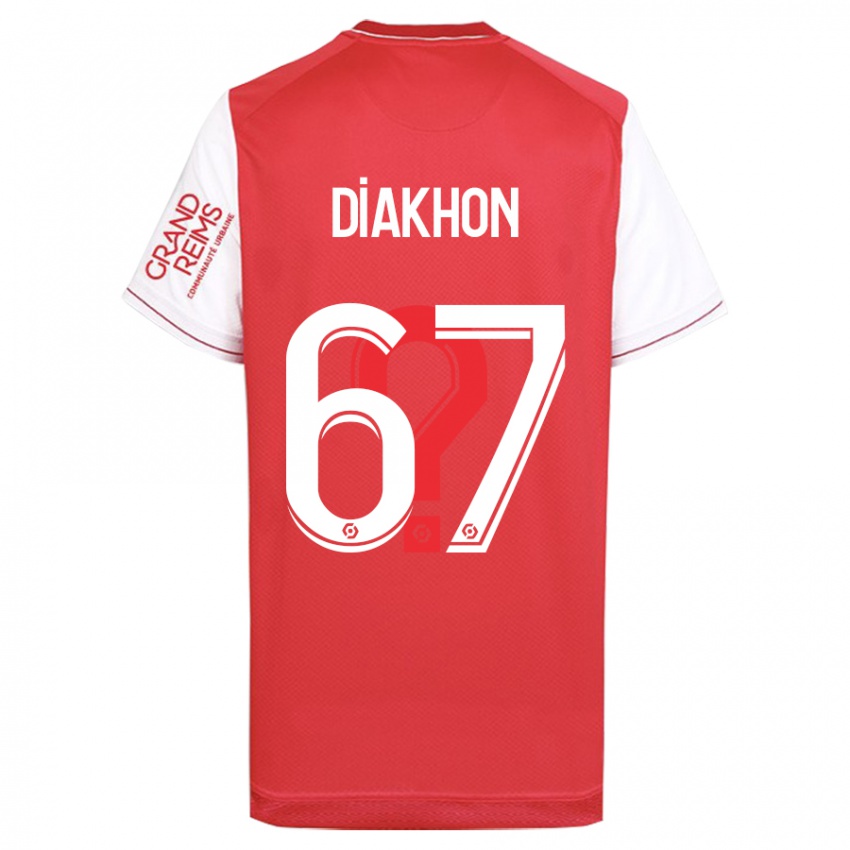 Herren Mamadou Diakhon #67 Rot Heimtrikot Trikot 2023/24 T-Shirt Österreich