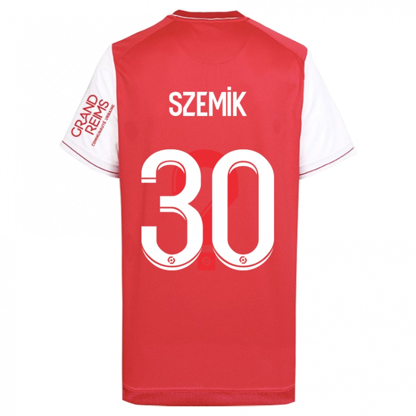 Herren Kinga Szemik #30 Rot Heimtrikot Trikot 2023/24 T-Shirt Österreich