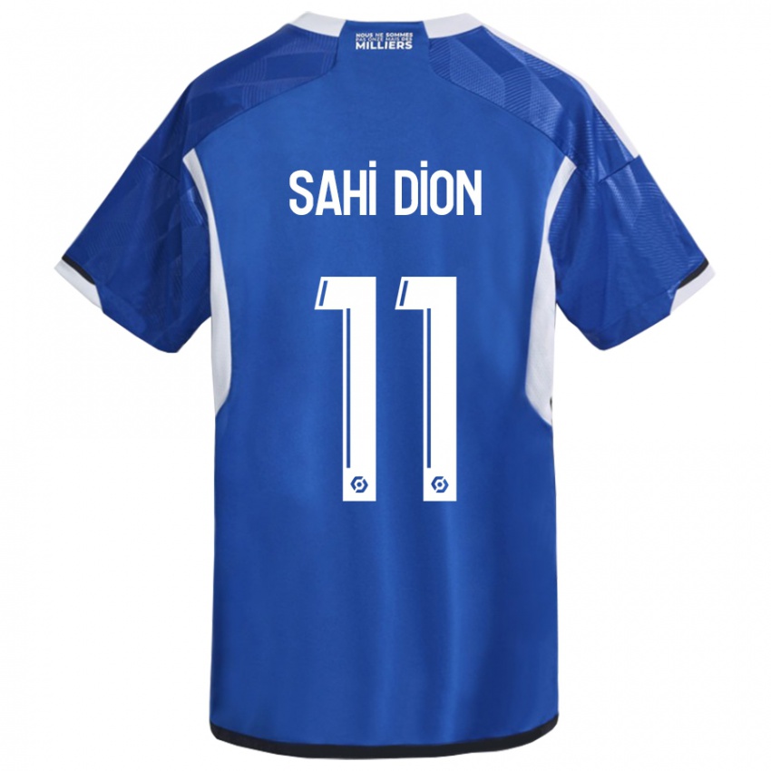 Herren Moïse Sahi Dion #11 Blau Heimtrikot Trikot 2023/24 T-Shirt Österreich