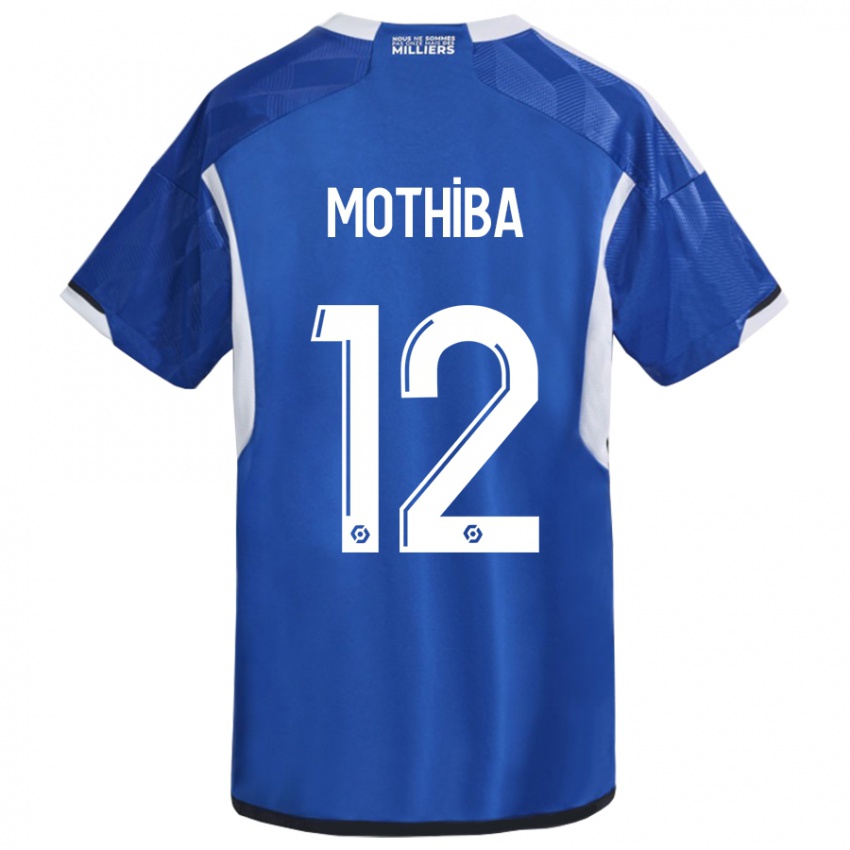 Herren Lebo Mothiba #12 Blau Heimtrikot Trikot 2023/24 T-Shirt Österreich