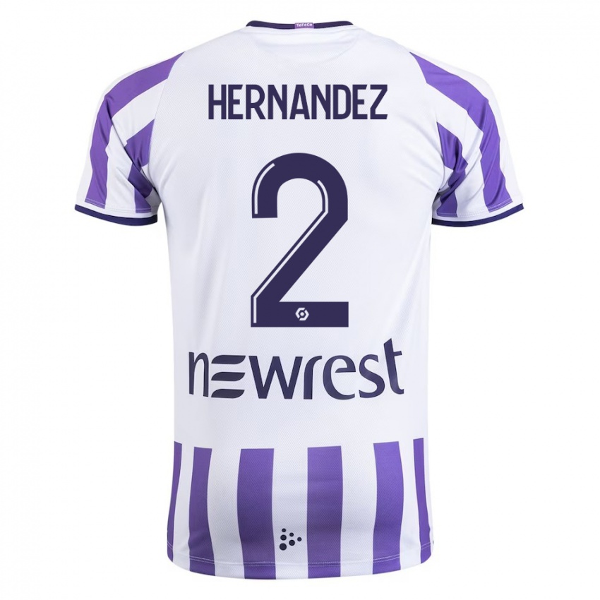 Herren Lucie Hernandez #2 Weiß Heimtrikot Trikot 2023/24 T-Shirt Österreich