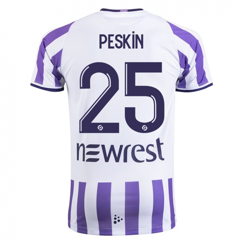Herren Kelso Peskin #25 Weiß Heimtrikot Trikot 2023/24 T-Shirt Österreich