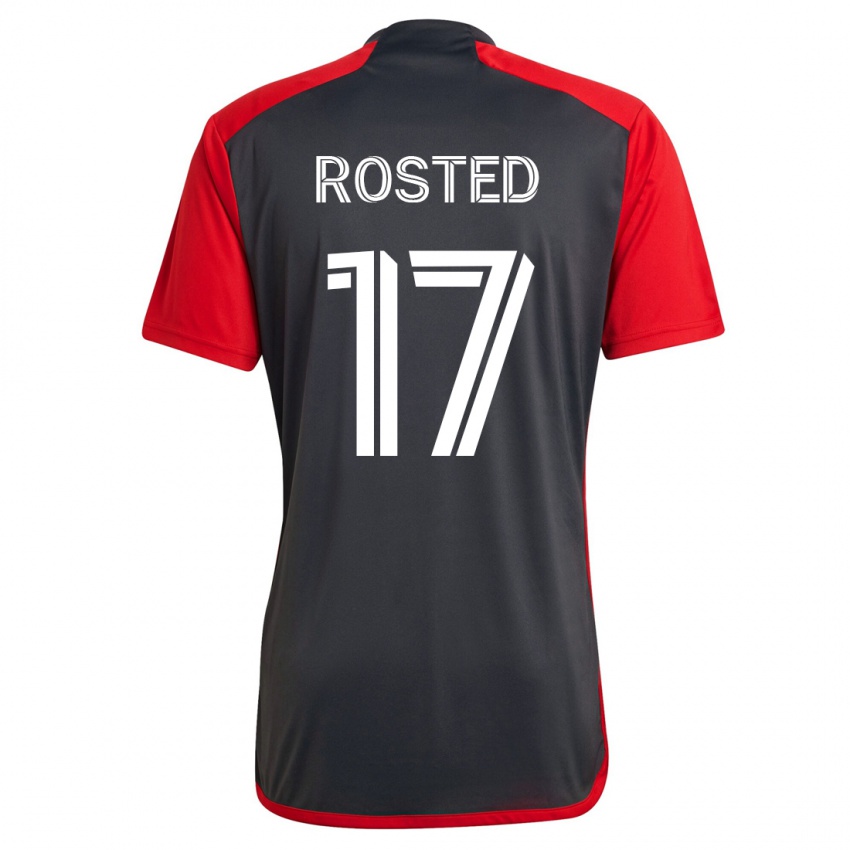 Herren Sigurd Rosted #17 Grau Heimtrikot Trikot 2023/24 T-Shirt Österreich