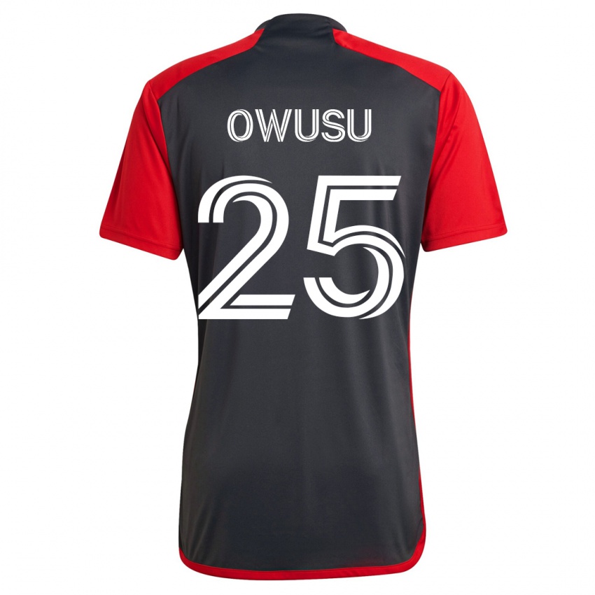 Herren Prince Osei Owusu #25 Grau Heimtrikot Trikot 2023/24 T-Shirt Österreich