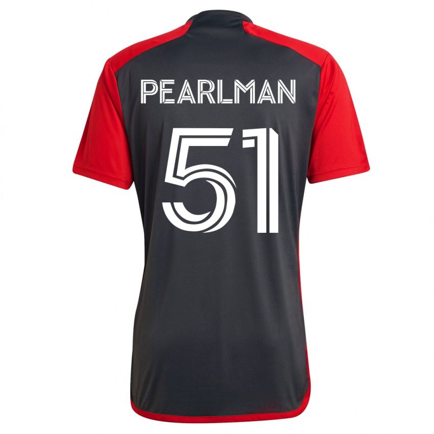 Herren Adam Pearlman #51 Grau Heimtrikot Trikot 2023/24 T-Shirt Österreich