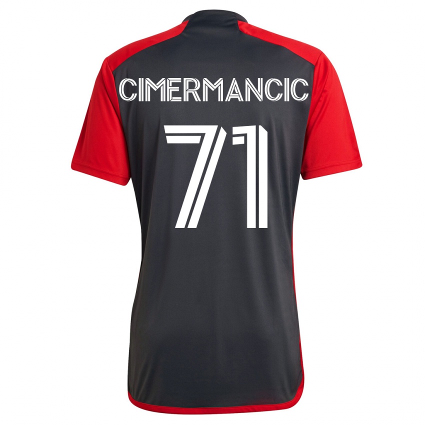 Herren Markus Cimermancic #71 Grau Heimtrikot Trikot 2023/24 T-Shirt Österreich