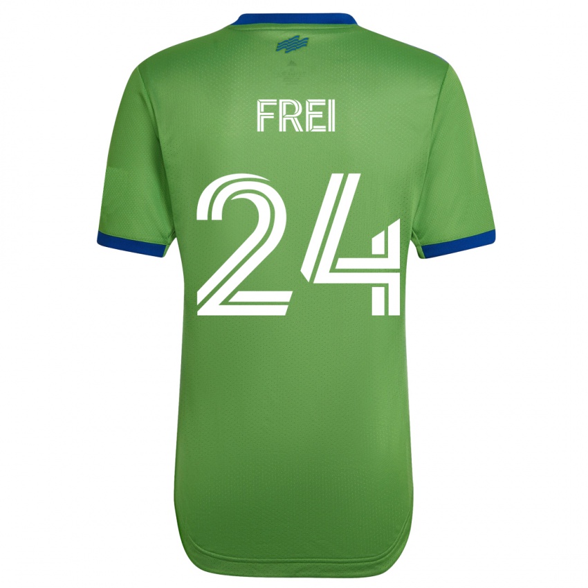 Herren Stefan Frei #24 Grün Heimtrikot Trikot 2023/24 T-Shirt Österreich