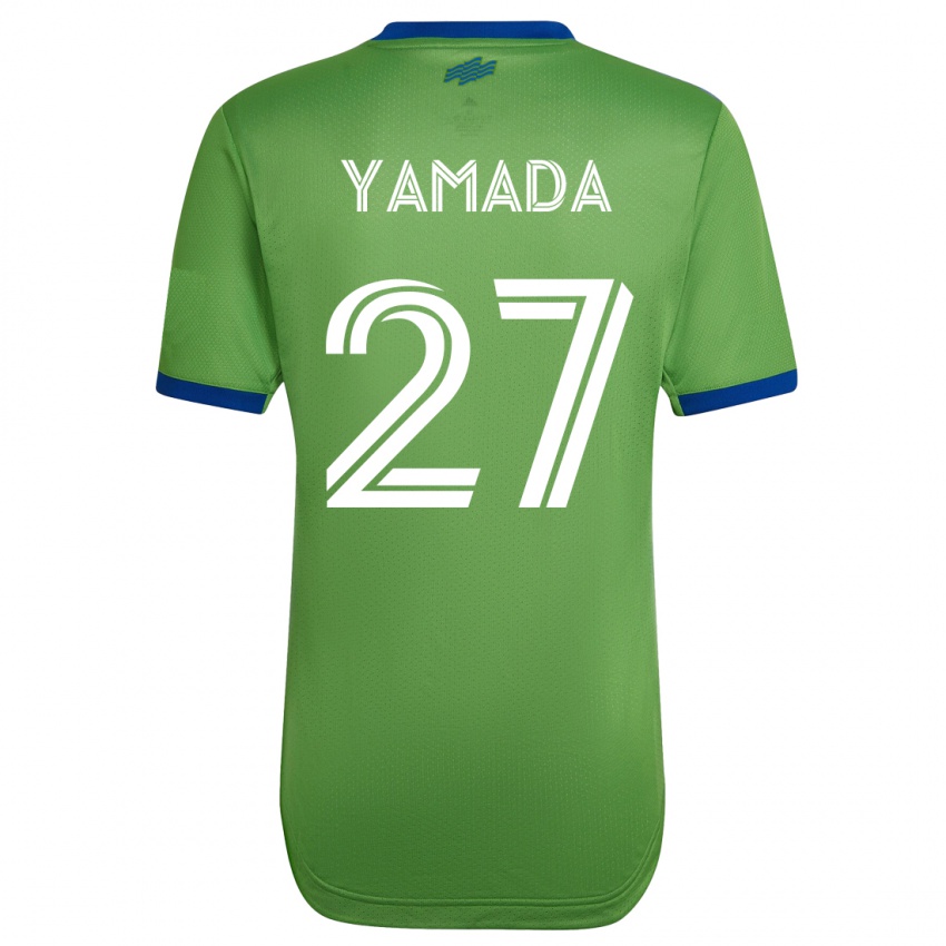 Herren Hikari Yamada #27 Grün Heimtrikot Trikot 2023/24 T-Shirt Österreich