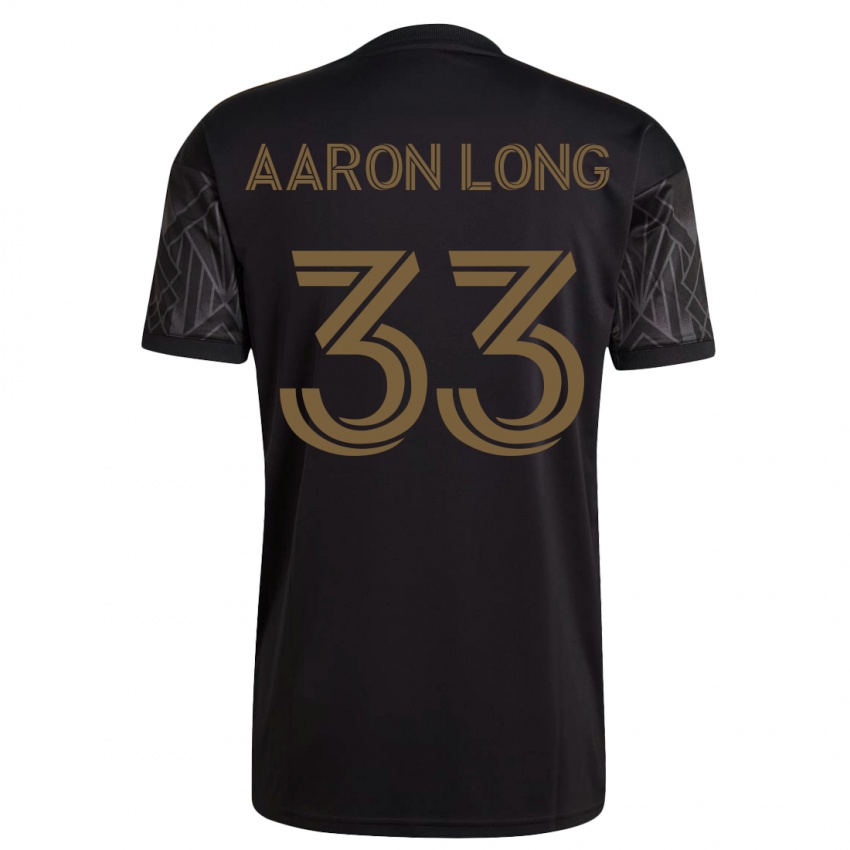 Herren Aaron Long #33 Schwarz Heimtrikot Trikot 2023/24 T-Shirt Österreich