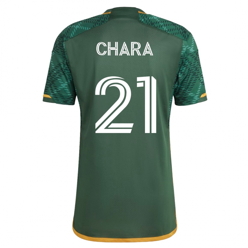 Herren Diego Chará #21 Grün Heimtrikot Trikot 2023/24 T-Shirt Österreich