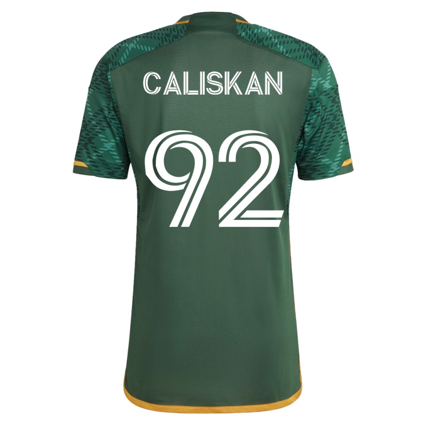 Herren Noel Caliskan #92 Grün Heimtrikot Trikot 2023/24 T-Shirt Österreich