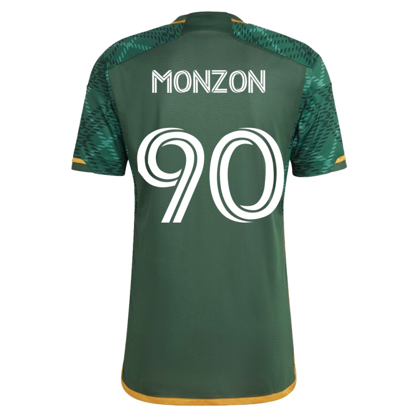 Herren Florián Monzón #90 Grün Heimtrikot Trikot 2023/24 T-Shirt Österreich