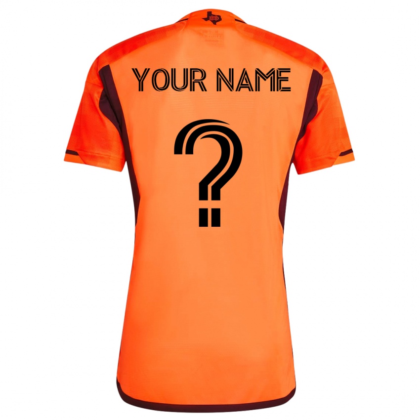 Herren Ihren Namen #0 Orangefarben Heimtrikot Trikot 2023/24 T-Shirt Österreich