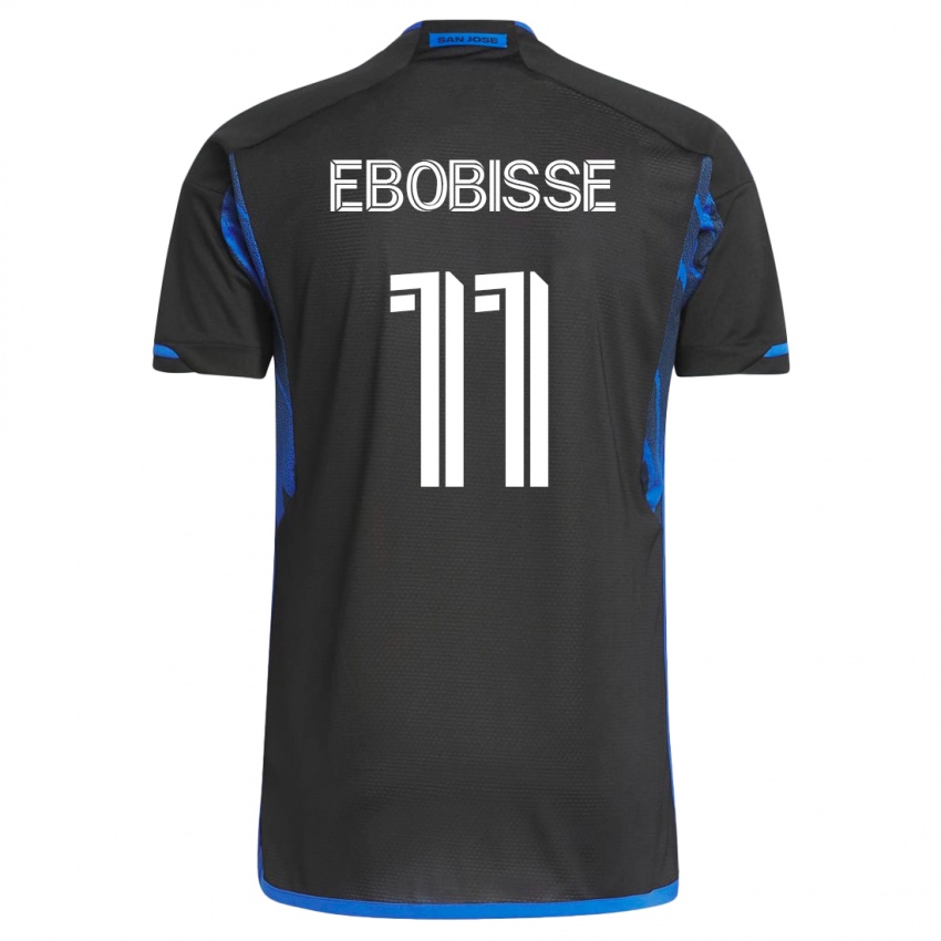 Herren Jeremy Ebobisse #11 Blau Schwarz Heimtrikot Trikot 2023/24 T-Shirt Österreich