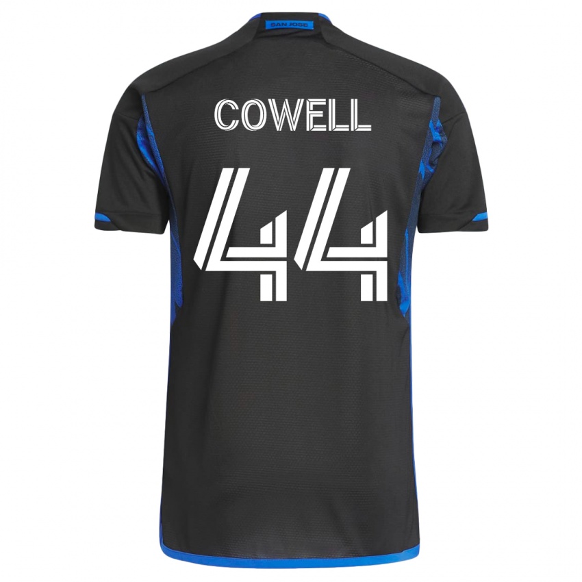Herren Cade Cowell #44 Blau Schwarz Heimtrikot Trikot 2023/24 T-Shirt Österreich