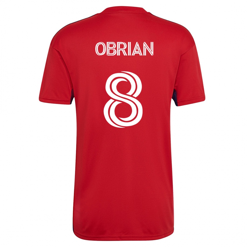 Herren Jáder Obrian #8 Rot Heimtrikot Trikot 2023/24 T-Shirt Österreich