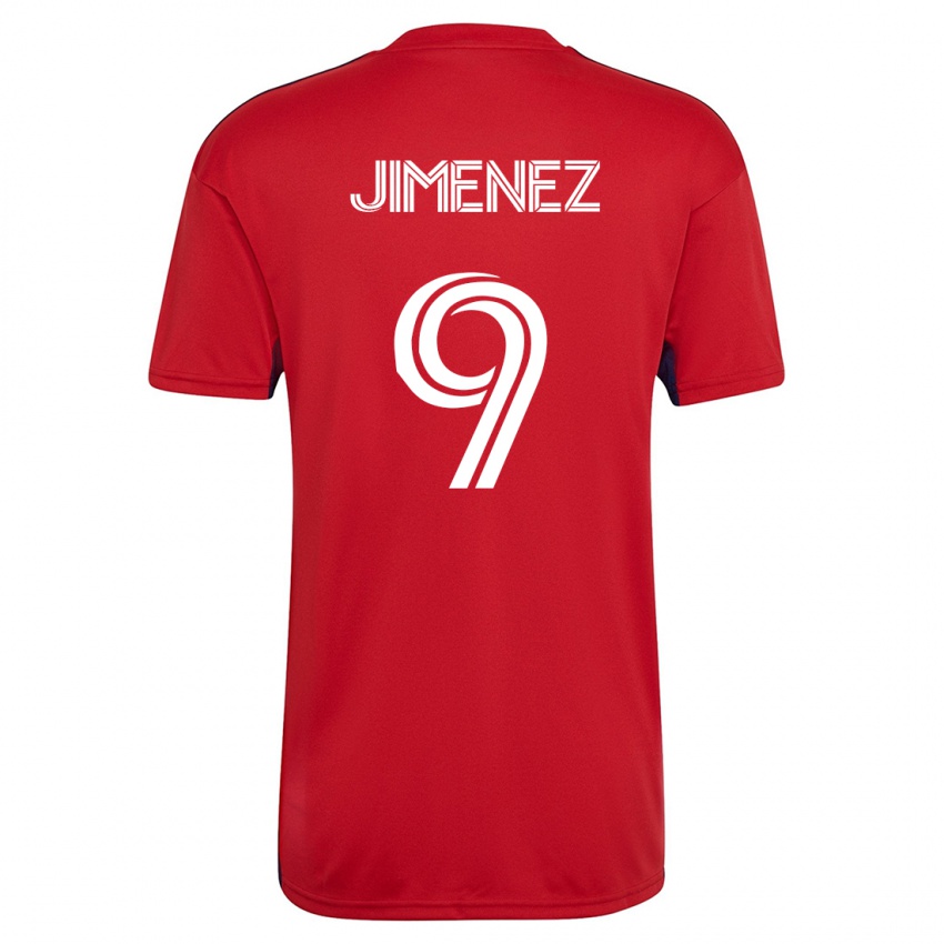 Herren Jesús Jiménez #9 Rot Heimtrikot Trikot 2023/24 T-Shirt Österreich