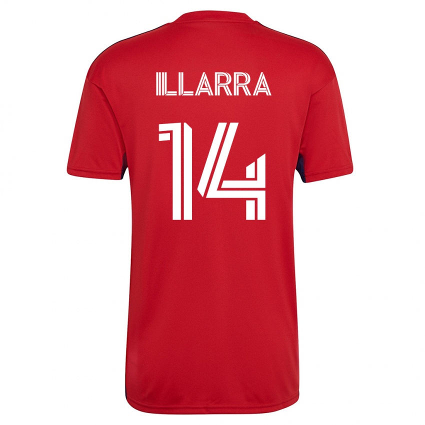 Herren Asier Illarramendi #14 Rot Heimtrikot Trikot 2023/24 T-Shirt Österreich