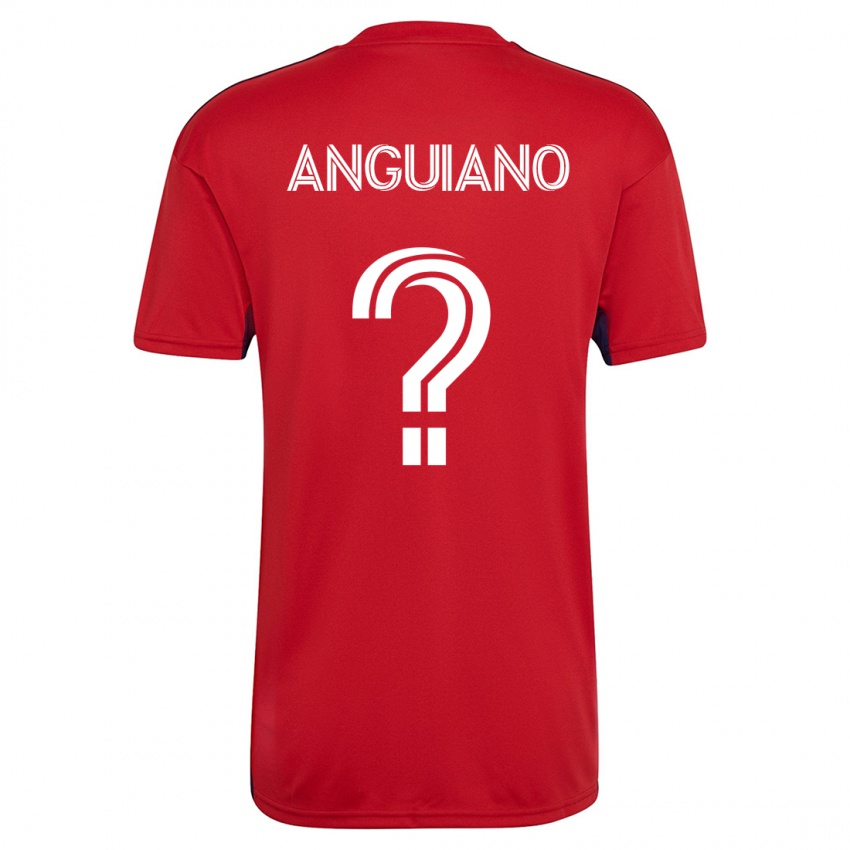 Herren Adrian Anguiano #0 Rot Heimtrikot Trikot 2023/24 T-Shirt Österreich