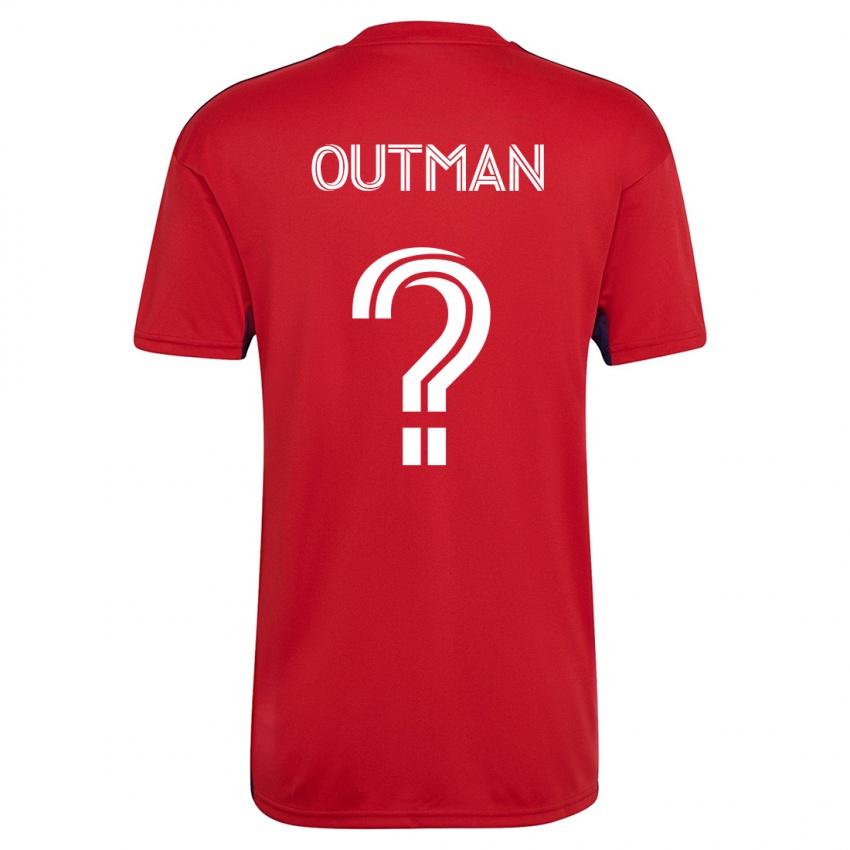 Herren Bryce Outman #0 Rot Heimtrikot Trikot 2023/24 T-Shirt Österreich