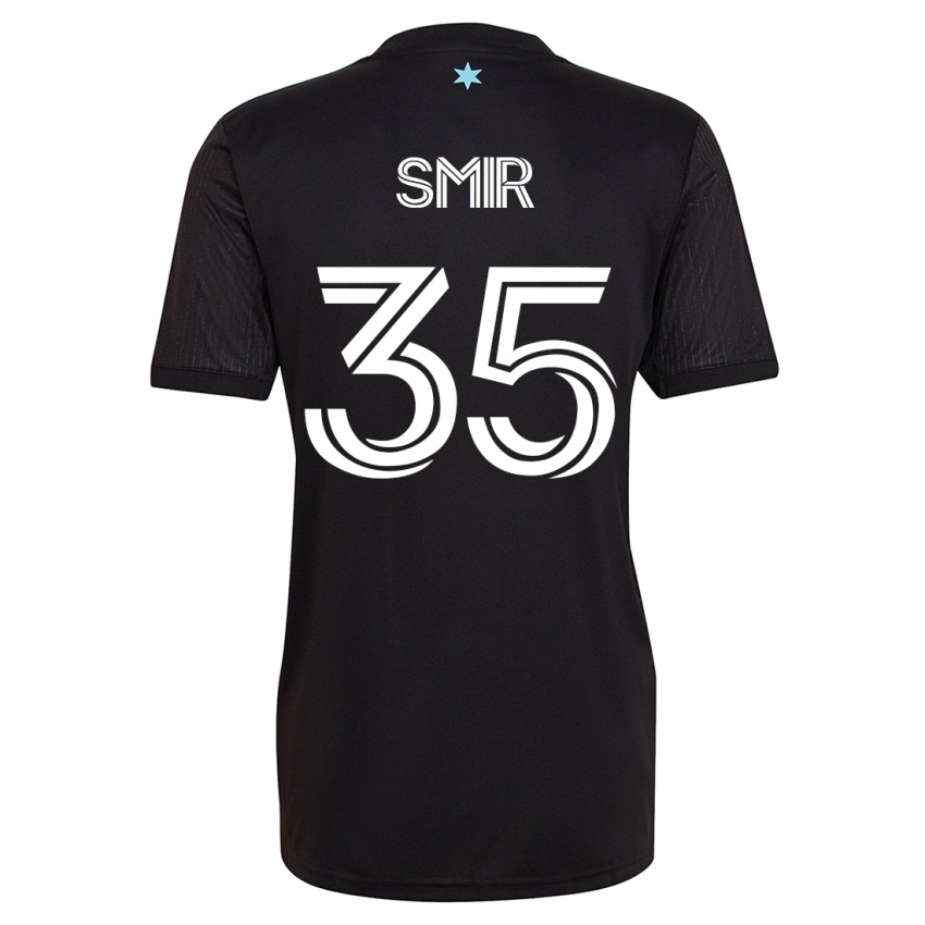 Herren Alec Smir #35 Schwarz Heimtrikot Trikot 2023/24 T-Shirt Österreich