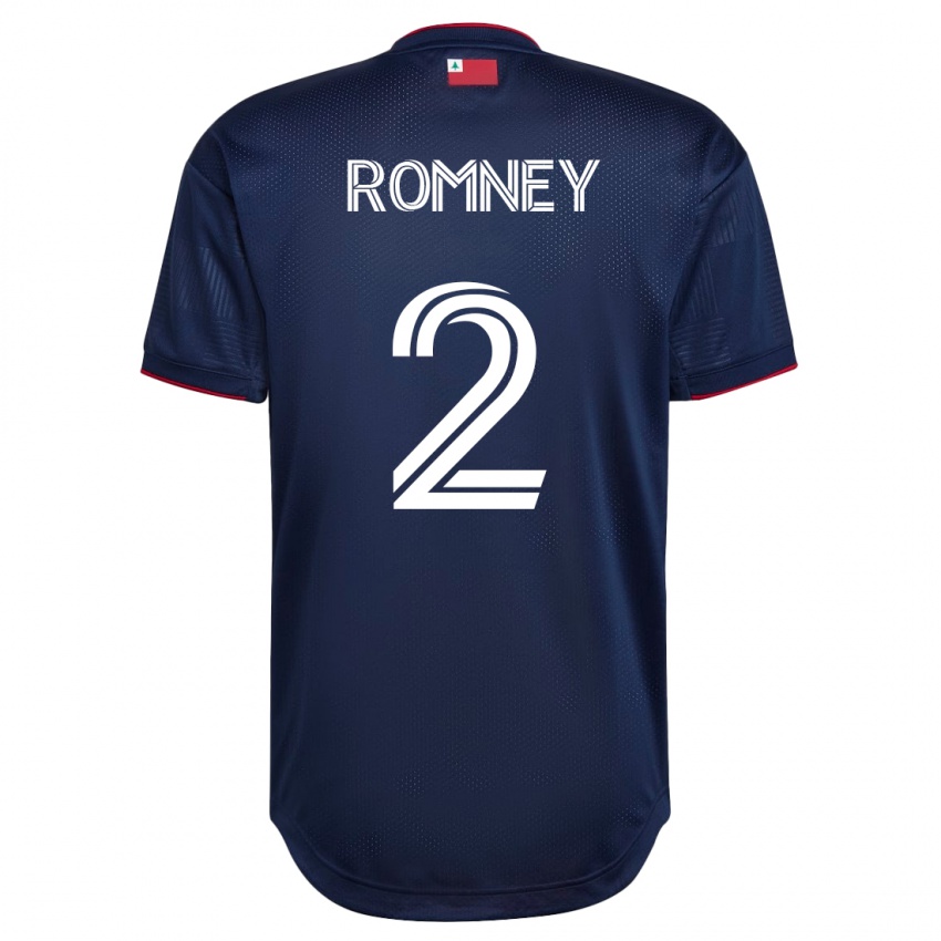 Herren Dave Romney #2 Marine Heimtrikot Trikot 2023/24 T-Shirt Österreich