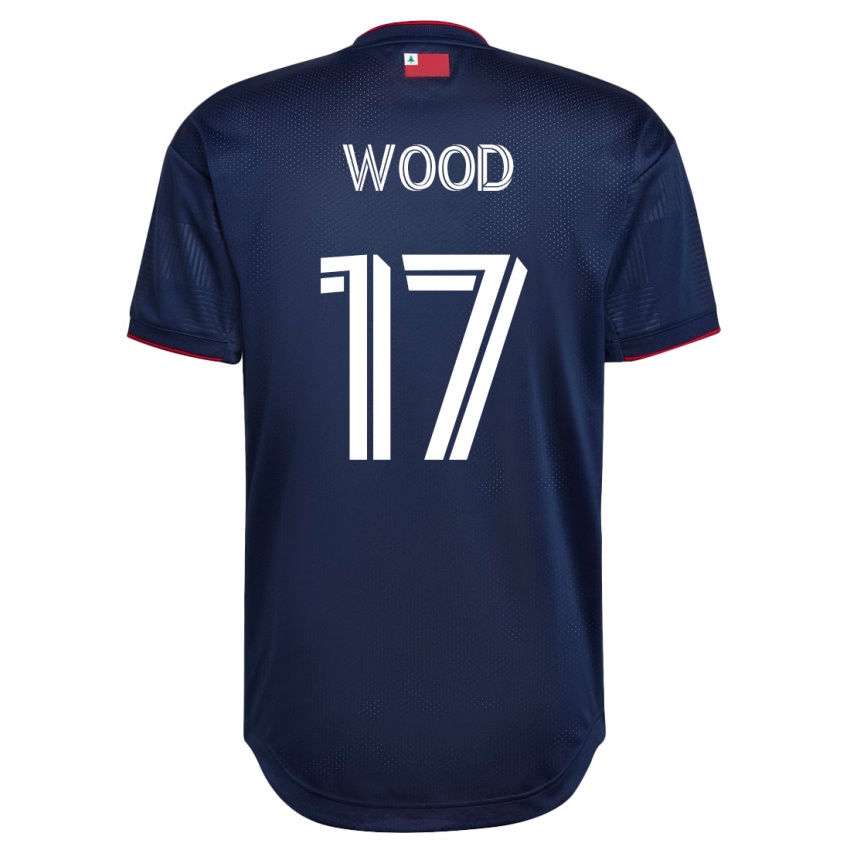 Herren Bobby Wood #17 Marine Heimtrikot Trikot 2023/24 T-Shirt Österreich