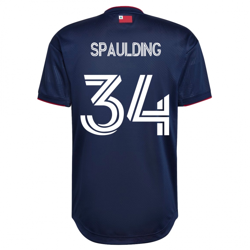 Herren Ryan Spaulding #34 Marine Heimtrikot Trikot 2023/24 T-Shirt Österreich