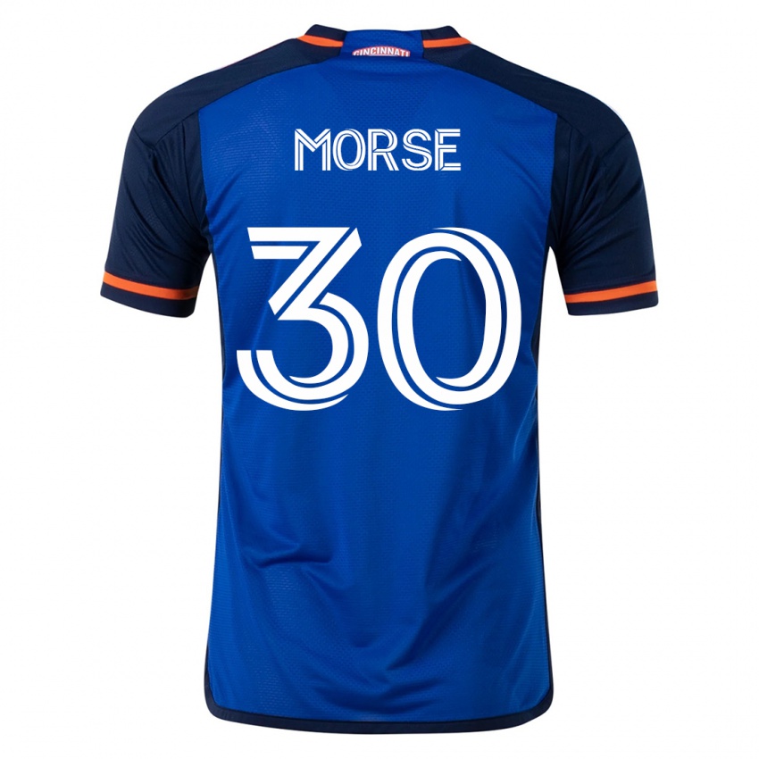 Herren Hunter Morse #30 Blau Heimtrikot Trikot 2023/24 T-Shirt Österreich