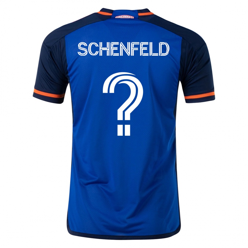 Herren Matthew Schenfeld #0 Blau Heimtrikot Trikot 2023/24 T-Shirt Österreich