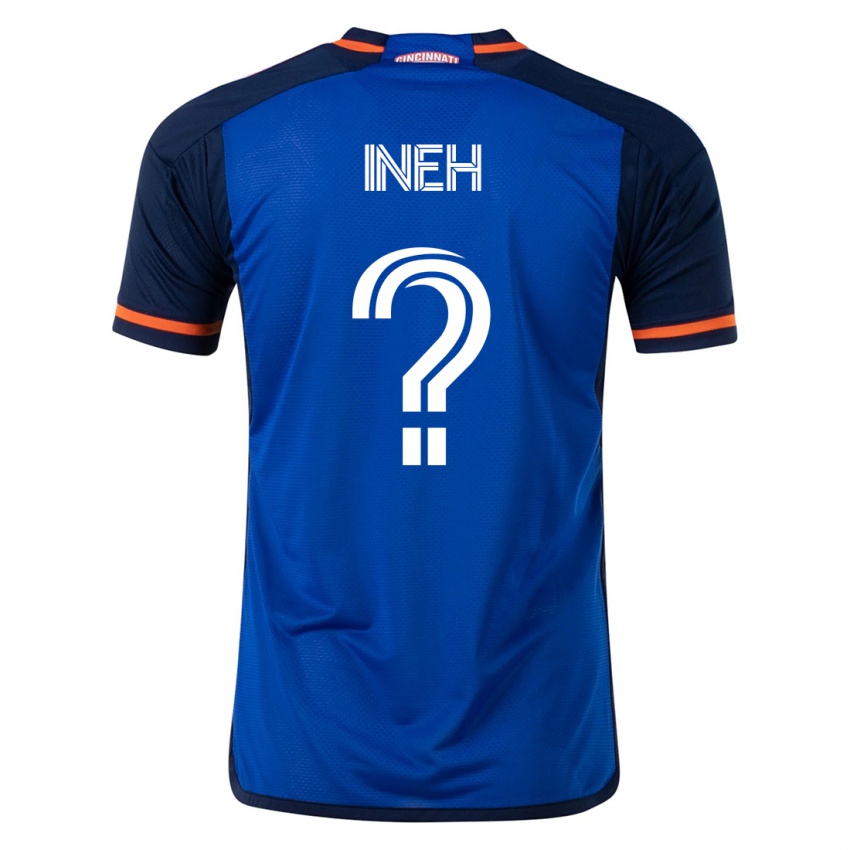 Herren Joel Ineh #0 Blau Heimtrikot Trikot 2023/24 T-Shirt Österreich