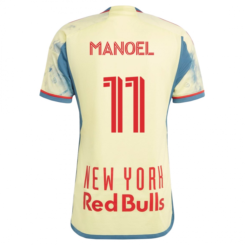 Herren Elias Manoel #11 Gelb Heimtrikot Trikot 2023/24 T-Shirt Österreich