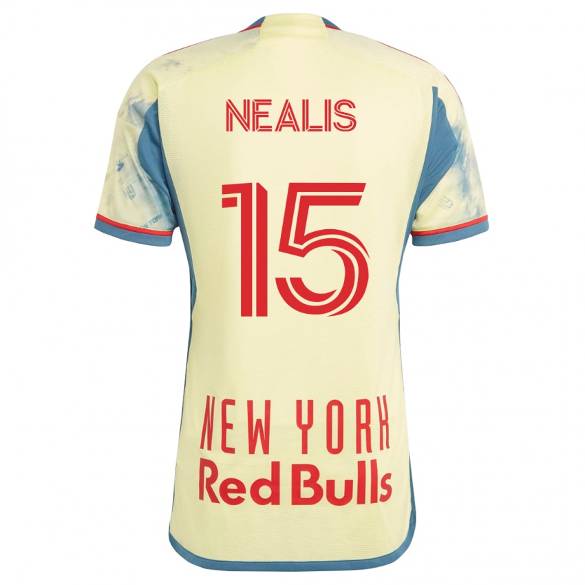 Herren Sean Nealis #15 Gelb Heimtrikot Trikot 2023/24 T-Shirt Österreich