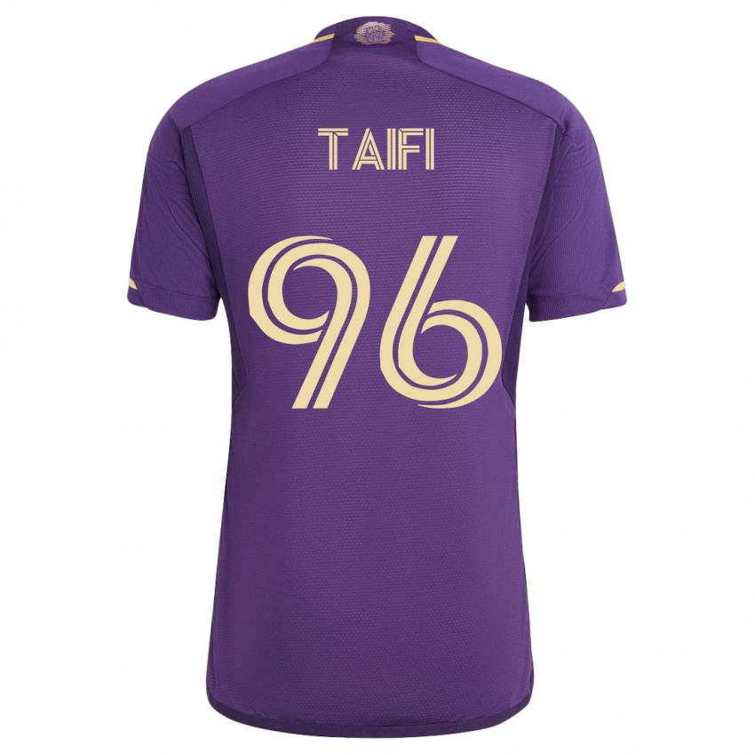 Herren Zakaria Taifi #96 Violett Heimtrikot Trikot 2023/24 T-Shirt Österreich