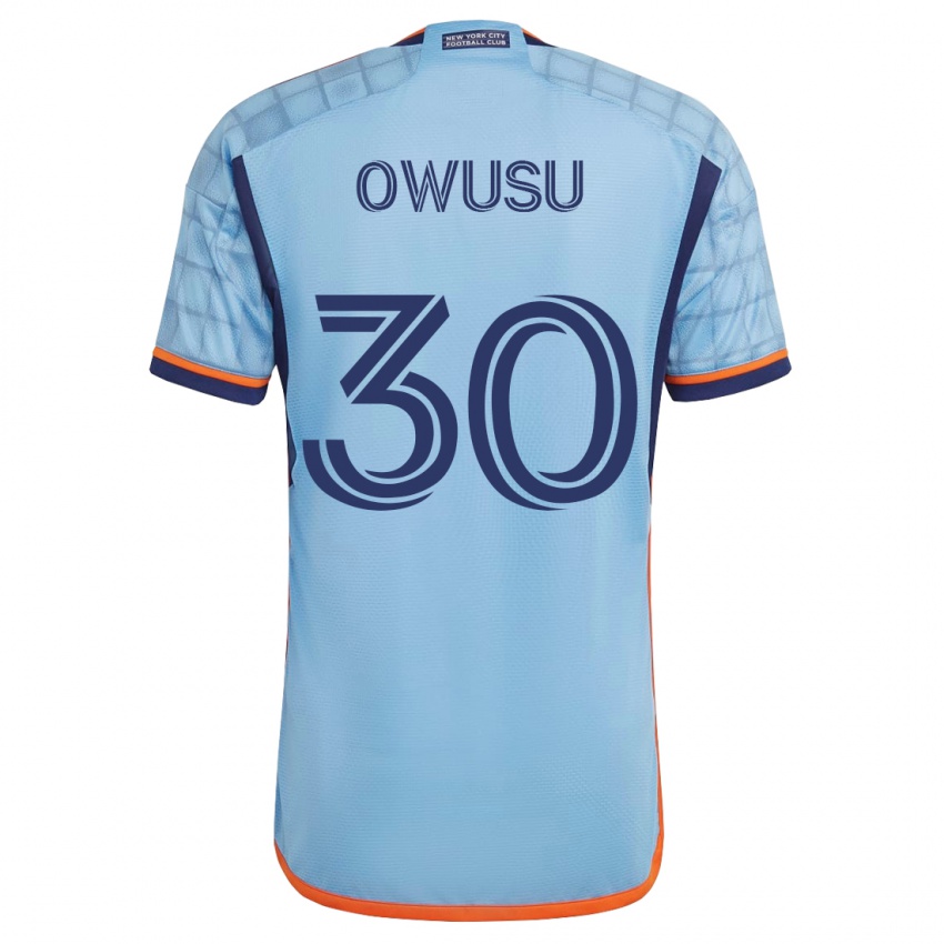 Herren Samuel Owusu #30 Blau Heimtrikot Trikot 2023/24 T-Shirt Österreich