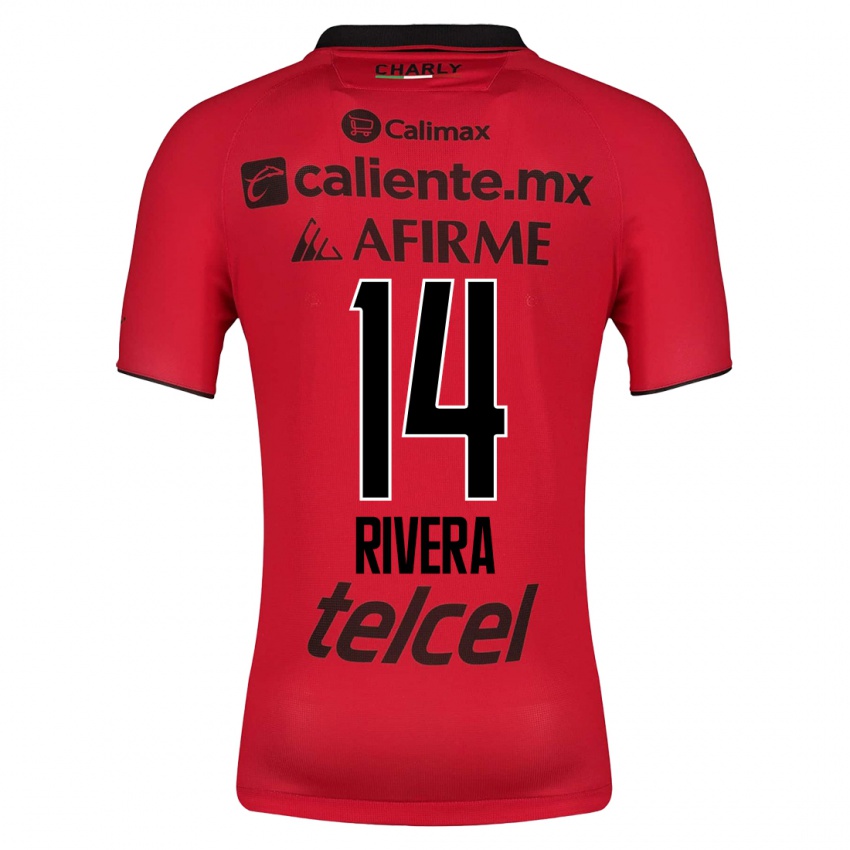 Herren Christian Rivera #14 Rot Heimtrikot Trikot 2023/24 T-Shirt Österreich